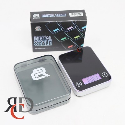 DIGITAL SCALE BLACK WITH LED LIGHT 1CT